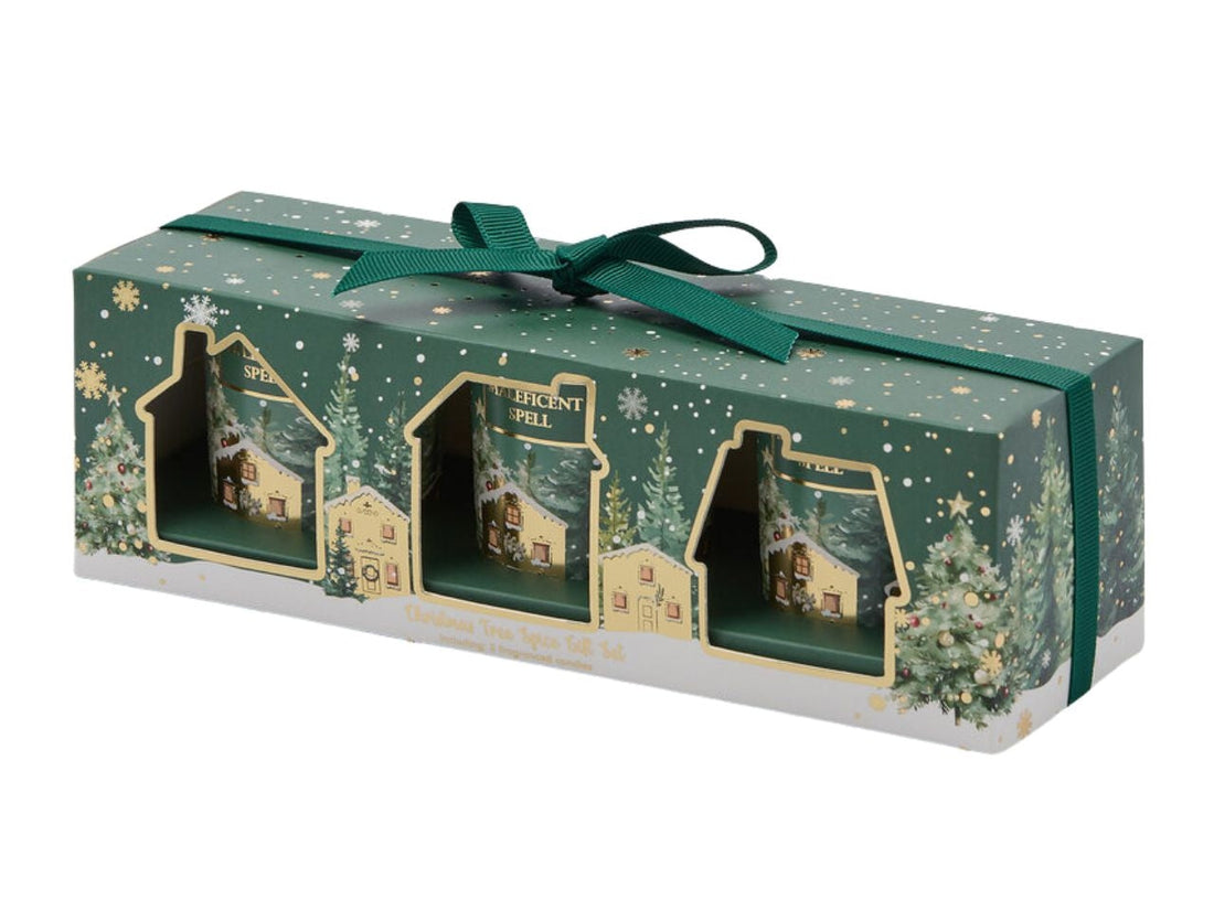 EDG Enzo De Gasperi Set 3 Kerzen Noel Kardamom-Duft H6 Ø5 cm – Weihnachtskerzen