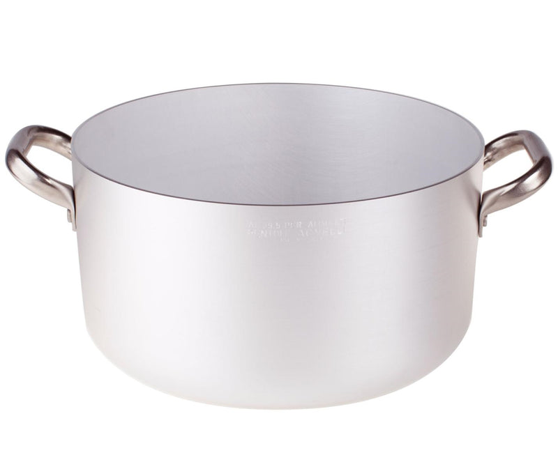 AGNELLI Hoher Kochtopf mit 2 Griffen Aluminium Ø 20 cm