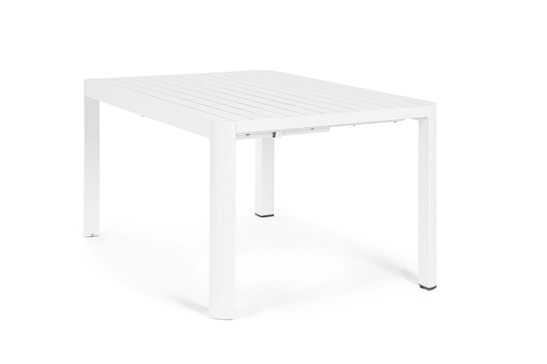 Bizzotto Tisch Quadratisch Ausziehbar Kiplin 149 x 97 / 149 Cm Weiß