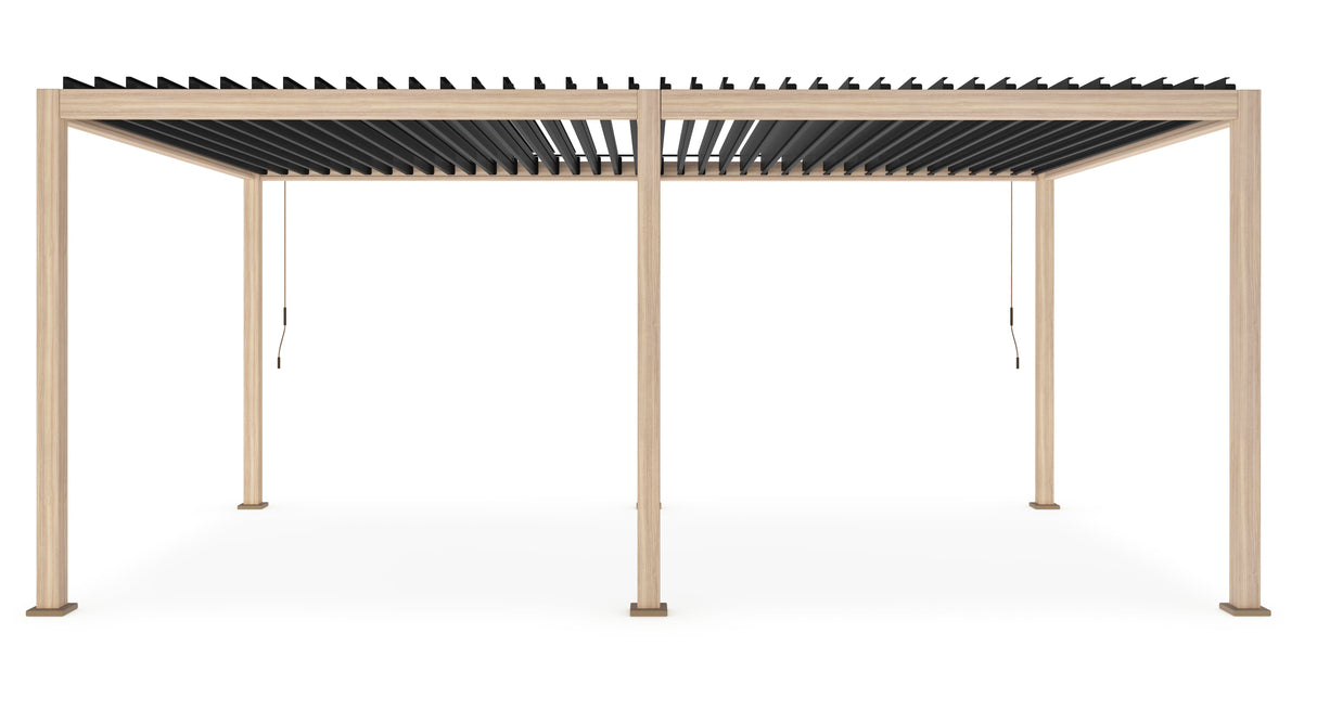 bizzotto bizzotto pergola ocean 36 x 6 mt natural antracite ean 8051836480056