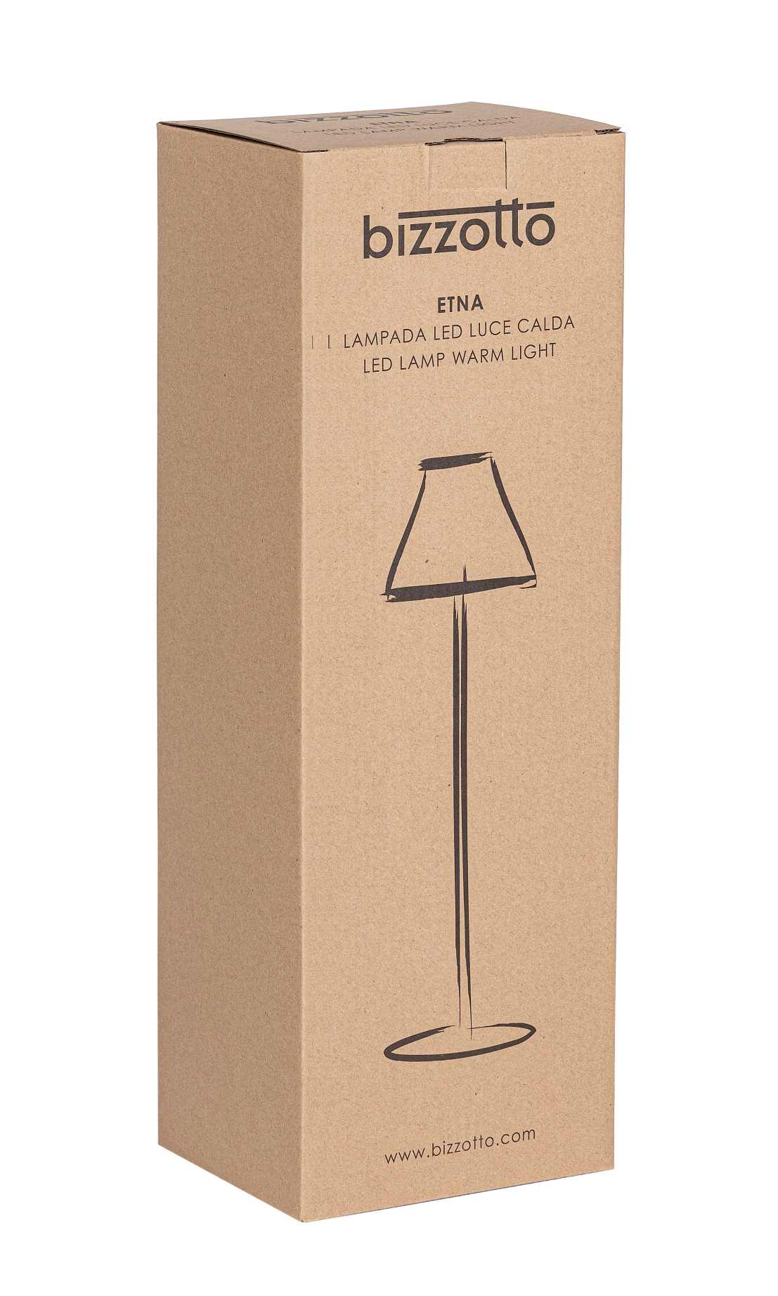 bizzotto bizzotto lampada tavolo etna h 38 cm led bianco ean 8051836453548
