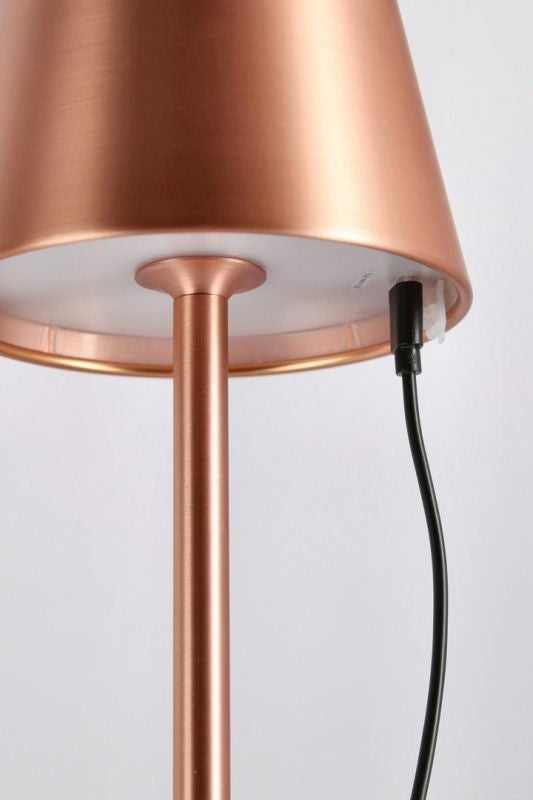 Bizzotto Tischlampe Etna LED H 38 Cm Bronze