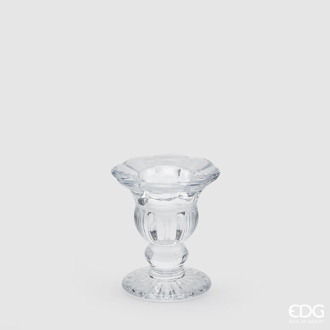 EDG Enzo De Gasperi Kerzenhalter Tulipano H10 D9 Natural Transparent