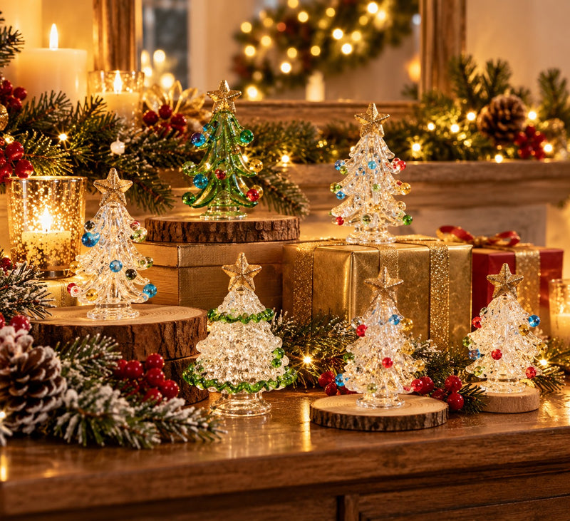 Ad Trend Mini Weihnachtsbaum Dekorativ Sortiert H6,5 x 5,5 cm 1 Stk – Weihnachtsdeko