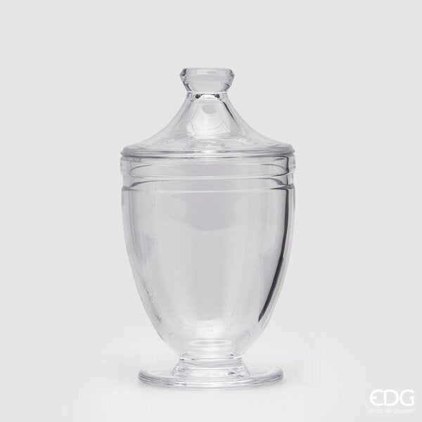 EDG Enzo De Gasperi Behälter Pokal Amphore H22 D12 Natur Transparent