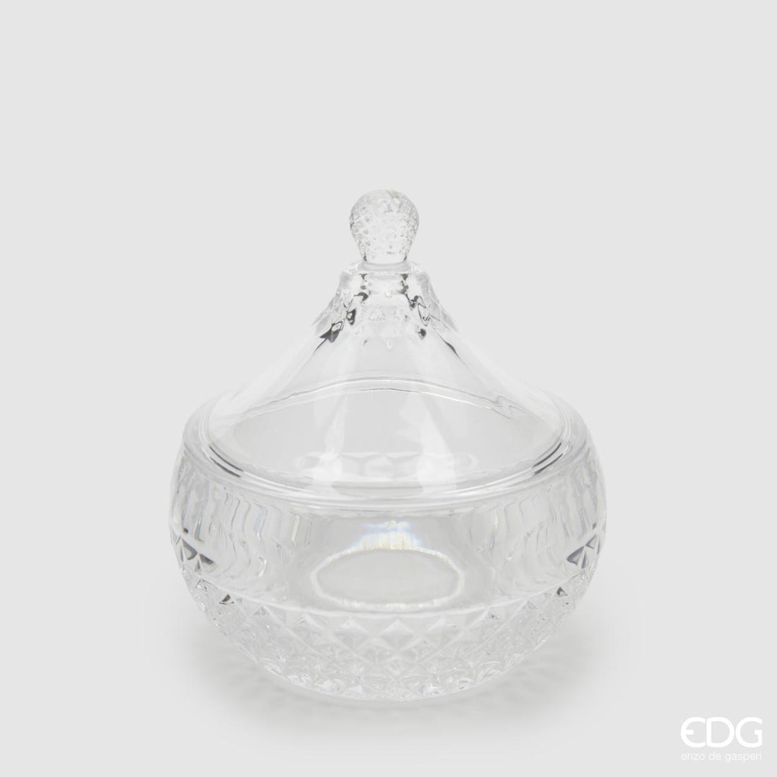 EDG Enzo De Gasperi Behälterglas Bomba H16 D12 Natur Transparent