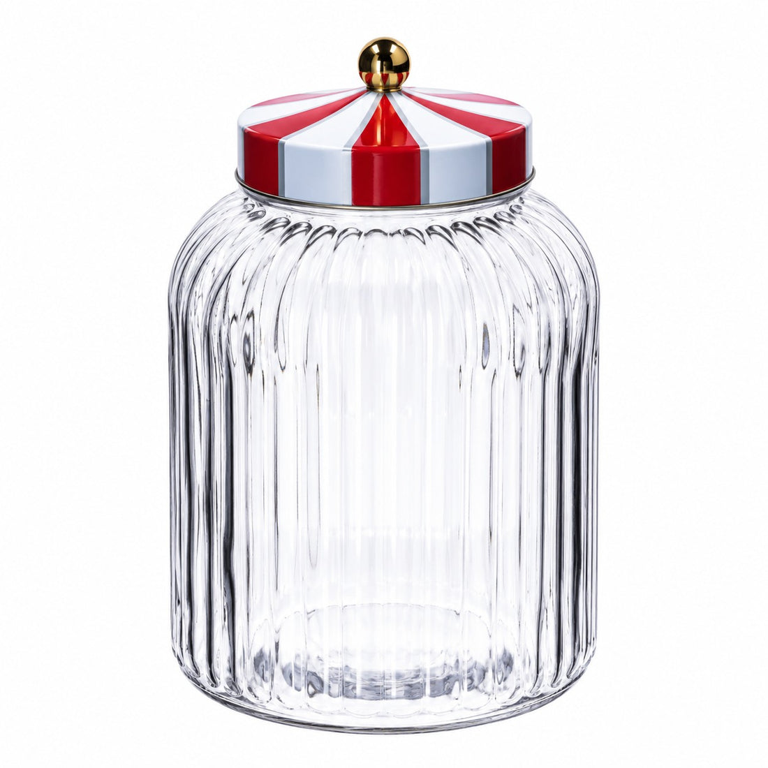 Ad Trend Vorratsglas Weihnachts mit Blechdeckel Ø18xH29 cm – Dekorativer Weihnachtsbehälter