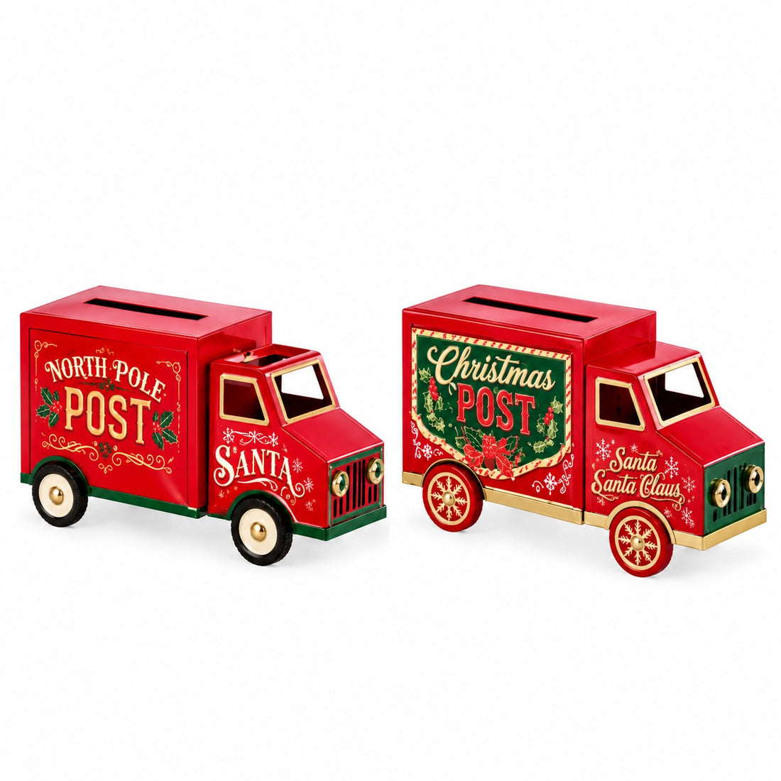 Ad Trend Deko-Lastwagen Weihnachtlich Eisen Sortiert 34x15xH19 cm 1 Stk. – Weihnachtsdekoration
