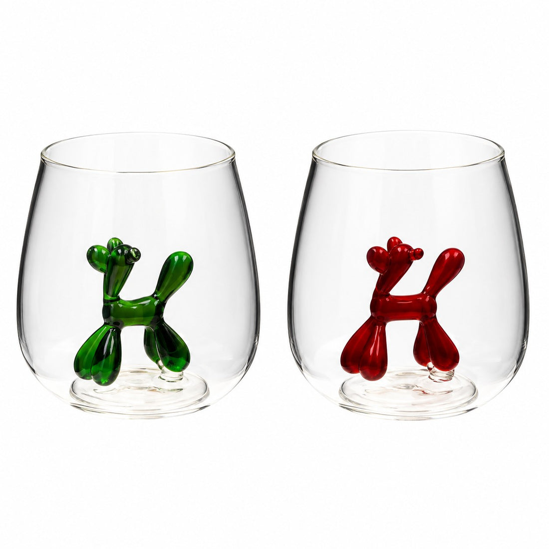 Ad Trend Weihnachtsglas aus Glas 400 ml mit 3D-Figur sortiert 1 Stk. – Weihnachtsgeschenkidee