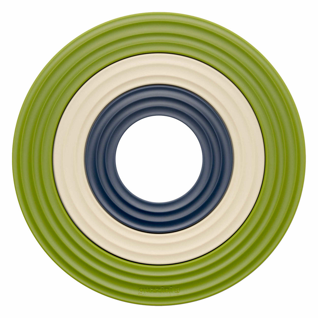 guzzini guzzini set 3 sottopentole 3in1 ring verde beige blu ean 8008392402466