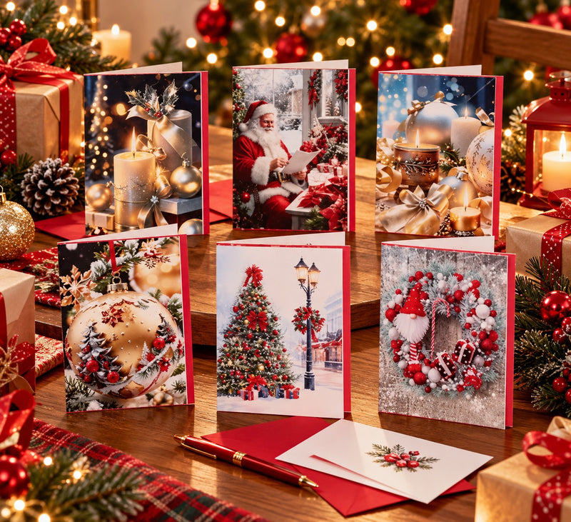Ad Trend Weihnachtsgrußkarte mit Umschlag sortiert 12x17 cm 1 Stk. – Weihnachtsgeschenkkarte