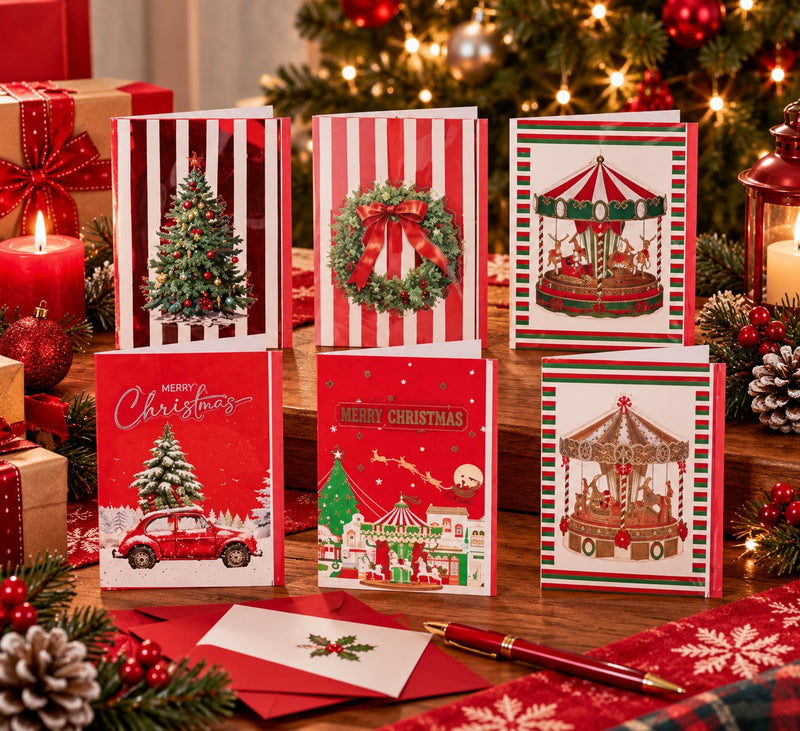 Ad Trend Weihnachtskarte mit Umschlag sortiert 12x17 cm 1 Stk. – Weihnachtskarte
