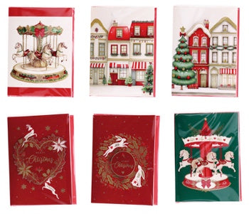 Ad Trend Weihnachtsgrußkarte Musik mit Umschlag sortiert 15x20 cm 1 Stk. – Weihnachtsgeschenkkarte