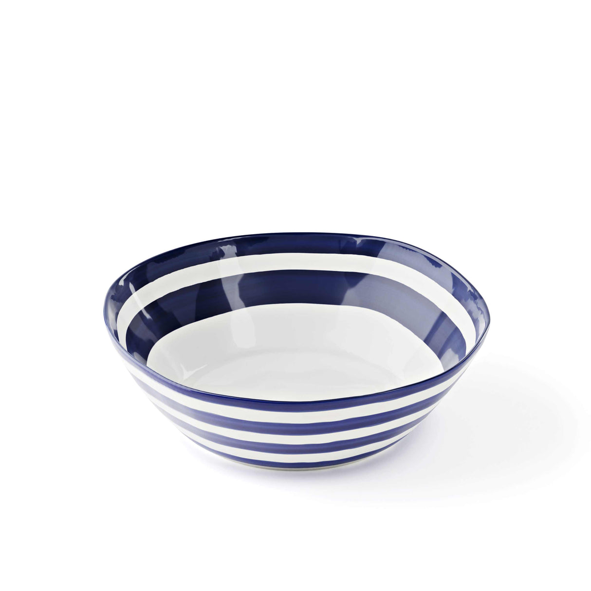 GUZZINI Riviera Schale Melamin Ø 30 cm Weiß Blau