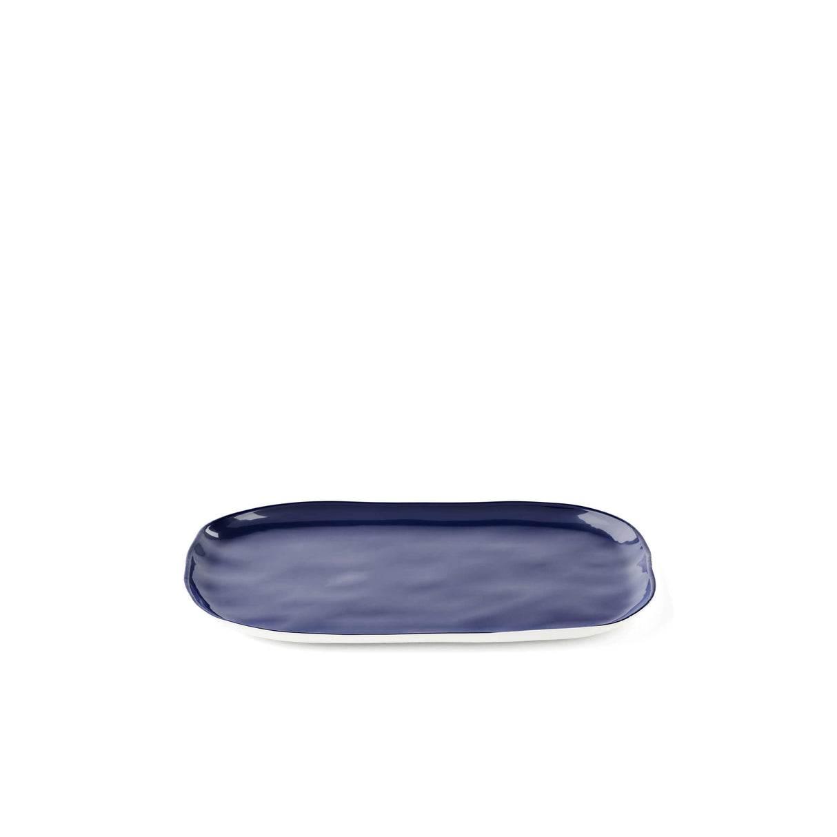 GUZZINI Tablett S Riviera Melamin 26,5 x 15,5 cm Blau
