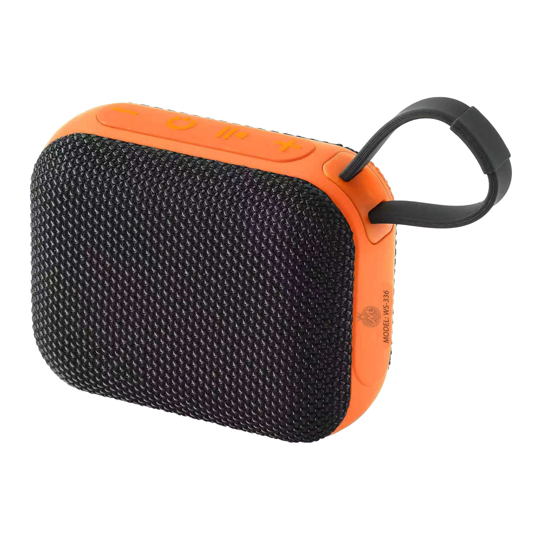 L'Arcolaio Rechteck-Lautsprecher Bluetooth FM Schwarz/Orange 10,1x8,2x4,6 cm