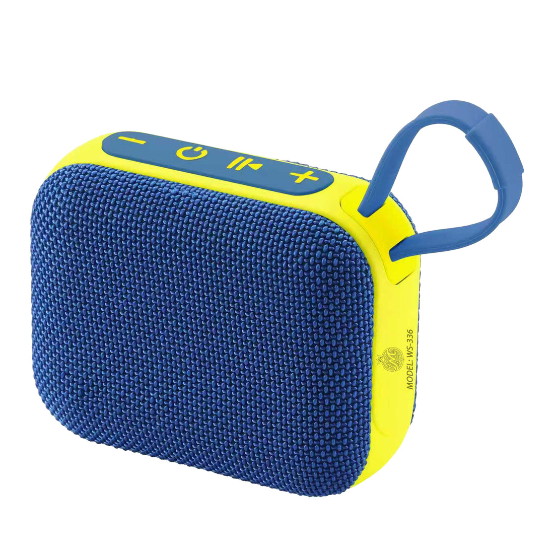 L'Arcolaio Bluetooth-Lautsprecher Rechteckig Blau/Gelb 10,1x8,2x4,6 cm