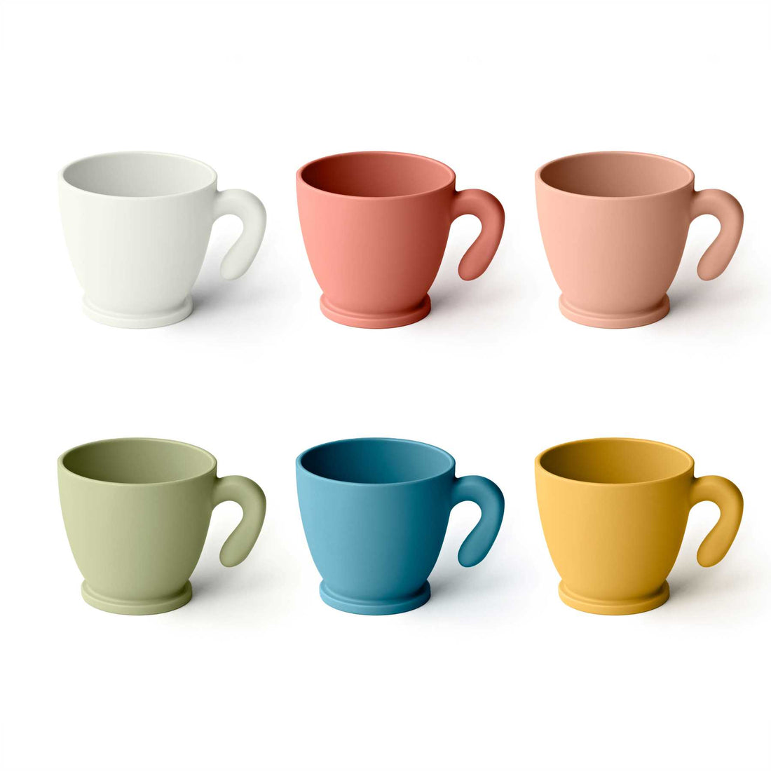 GUZZINI Set 6 Kaffeetassen Coffee Pop Chef Line Mehrfarbig