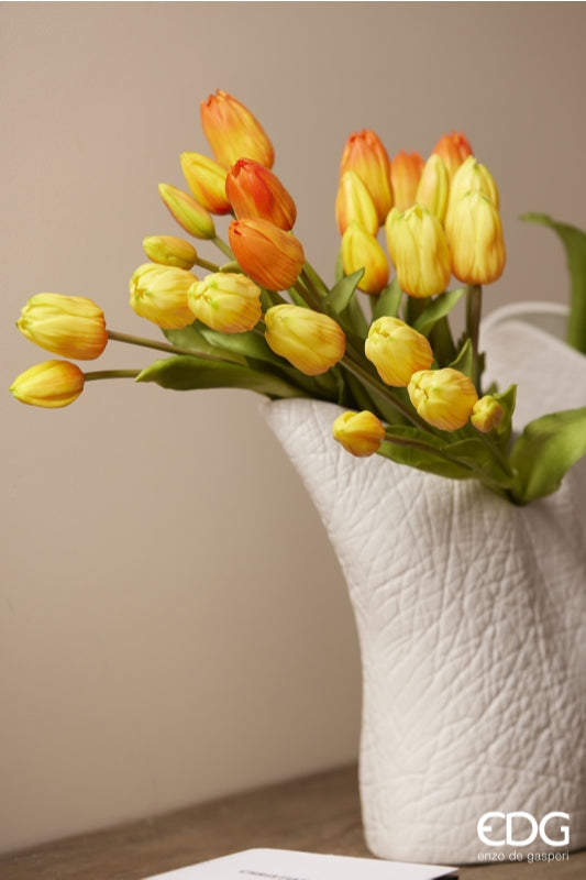 EDG Enzo De Gasperi Strauß aus 5 Tulpen Olis Ass. H 40 cm Orange 1 Stk.