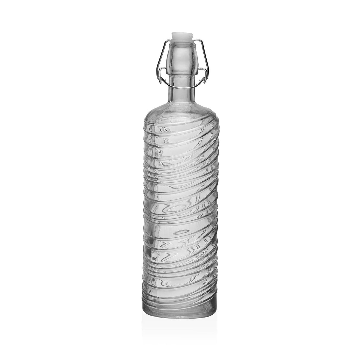 Versa Glaflasche Glas D 8,2 cm H 30,6 cm 1.000 ml transparent