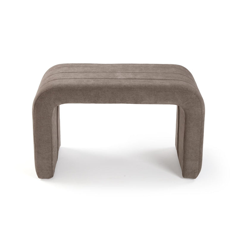 Versa Gepolsterter Sitzhocker Beige