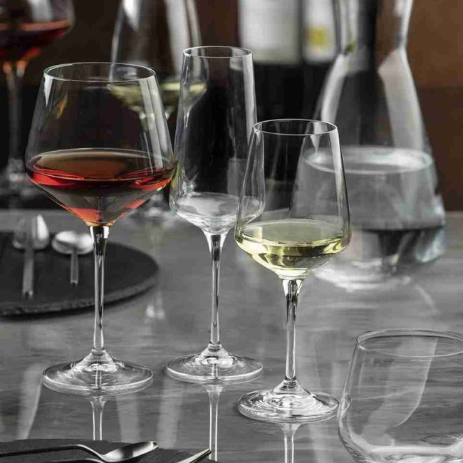 RCR Cristalleria Italiana Aria - A46 Weißwein - Set aus 6 Weingläsern aus Glas