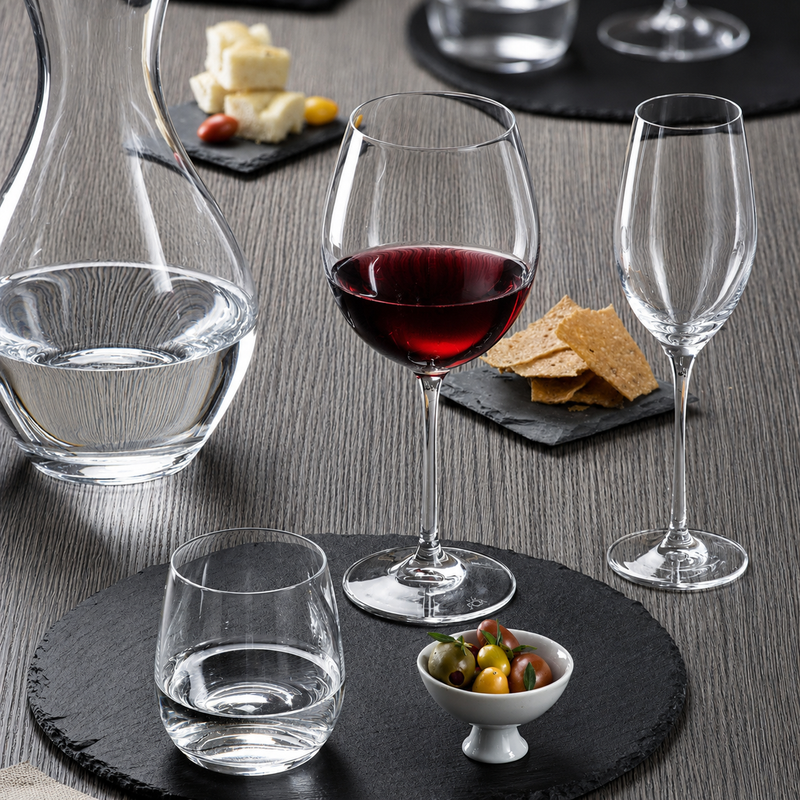 RCR Cristalleria Italiana Invino - I65 Rotweine - Set von 6 Weingläsern aus Glas