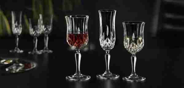RCR Cristalleria Italiana Opera - 2 - Set aus 6 Weingläsern aus Kristall