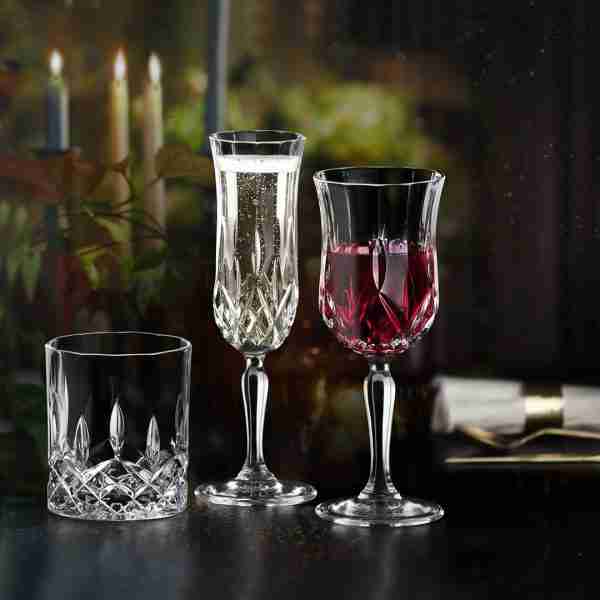RCR Cristalleria Italiana Opera - 2 - Set aus 6 Weingläsern aus Kristall