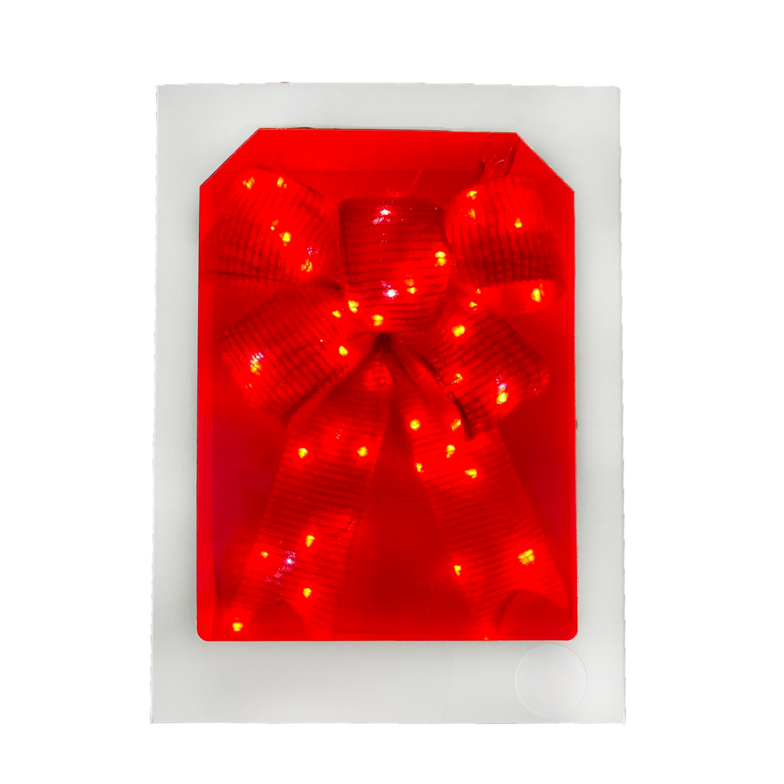 Bonturi Casa LIGHT BOW RED di Natale 50cm 84 LED
