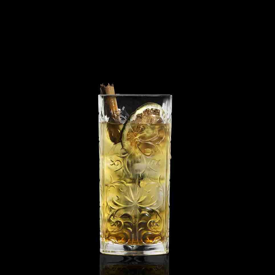 RCR Cristalleria Italiana Tattoo HB - Set aus 6 Longdrink-Gläsern aus Glas