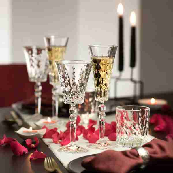RCR Cristalleria Italiana Marilyn - 2 - Set aus 6 Weingläsern aus Kristall