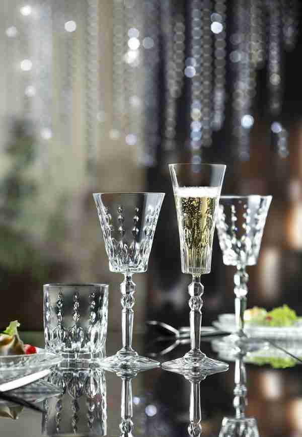 RCR Cristalleria Italiana Marilyn - 2 - Set aus 6 Weingläsern aus Kristall