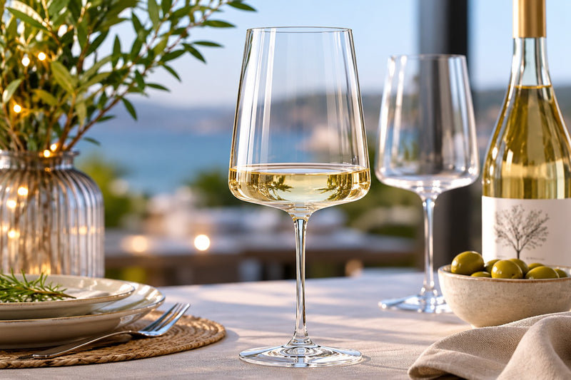 RCR Cristalleria Italiana Essential - E54 - Set von 6 Weingläsern aus Glas