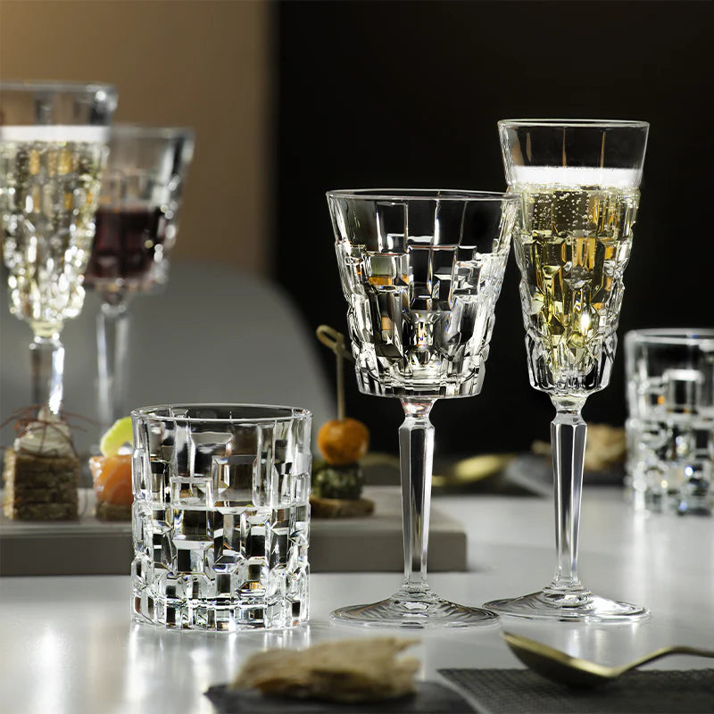RCR Cristalleria Italiana Etna - 2 - Set von 6 Weinglasern aus Glas