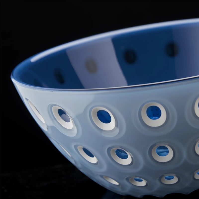 guzzini guzzini contenitore le murrine in san d 25 cm azzurro bianco blu ean 8008392335825