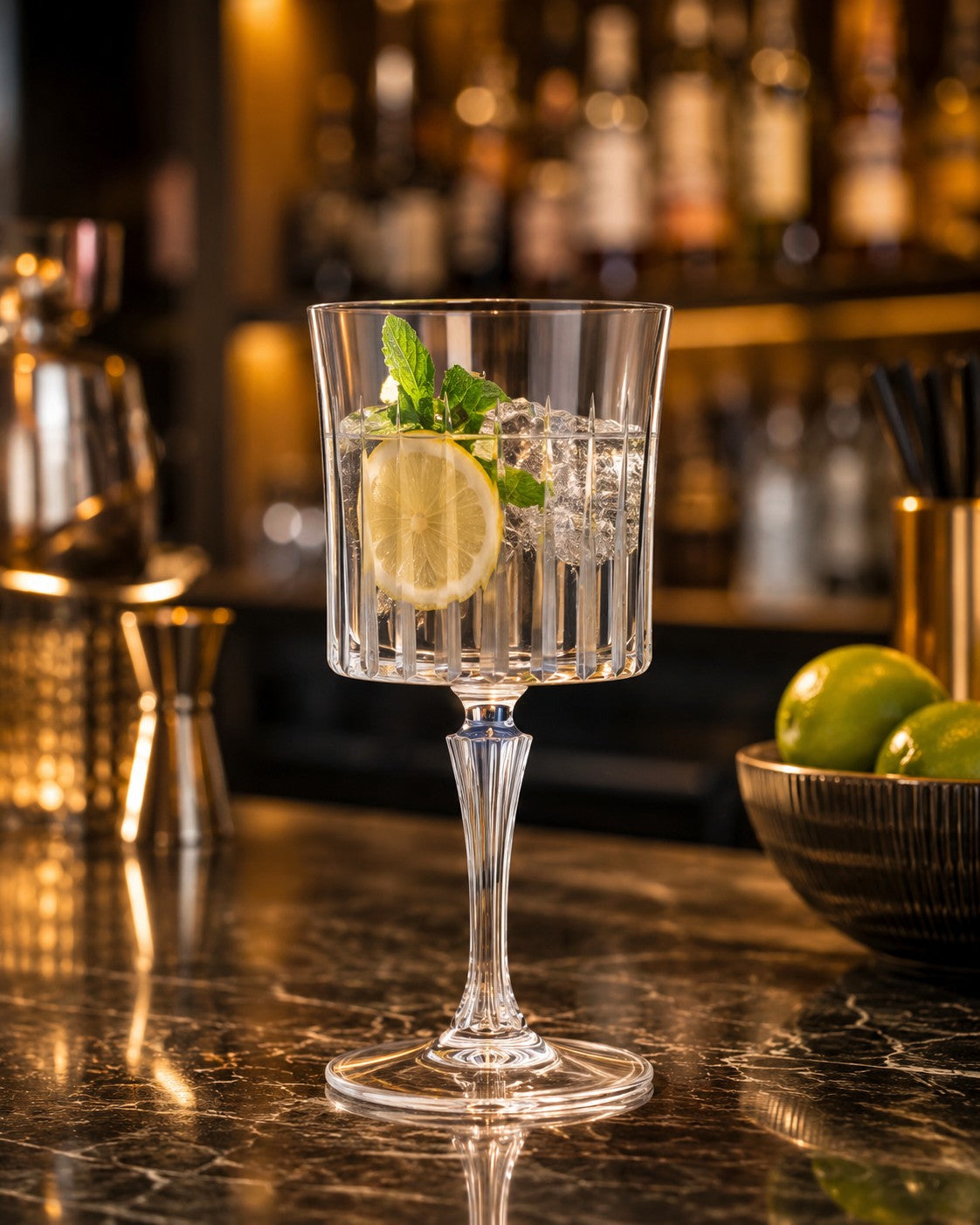RCR Cristalleria Italiana Timeless - Set aus 4 Cocktailgläsern aus Glas
