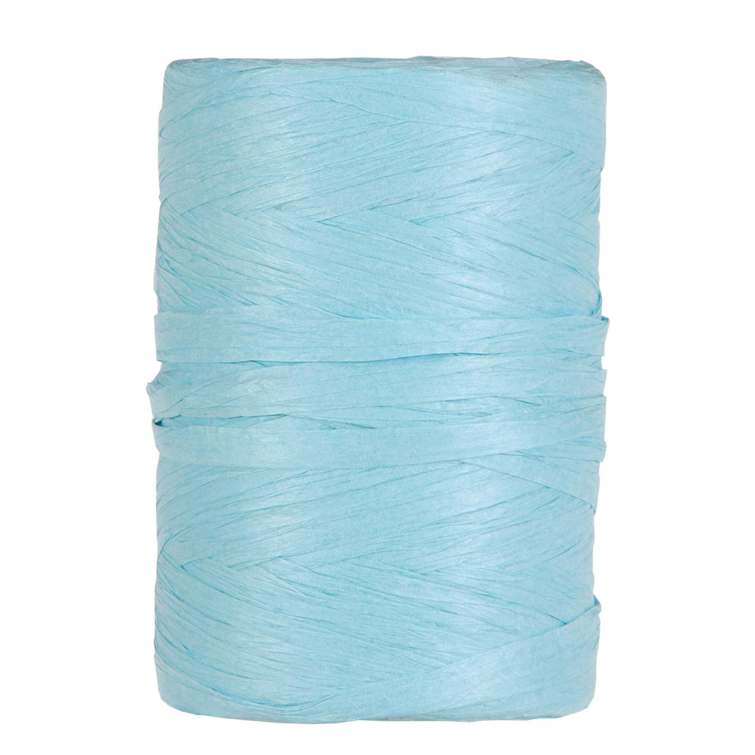Piovaccari Paper Raphia Sky Blue 5-8 mm x 100 m – Papierbast in Himmelblau für Dekorationen, Schleifen, Geschenkverpackungen und Basteln