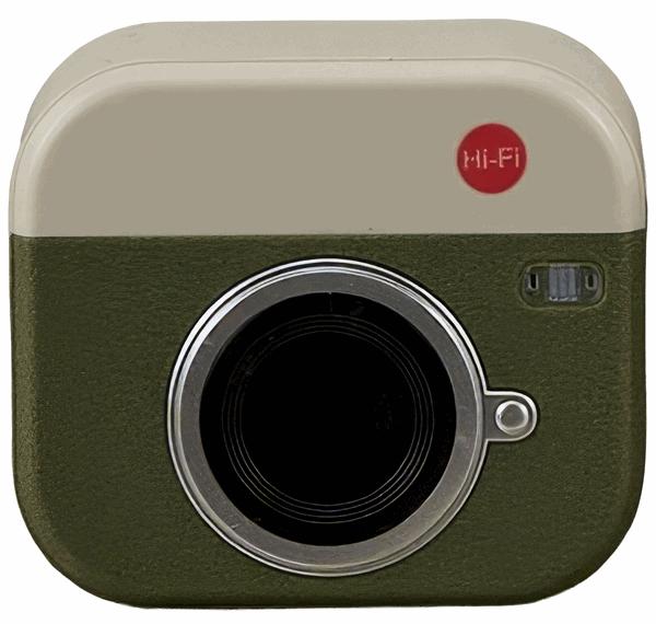 L'Arcolaio Wireless-Ohrhörer mit grünem Photograph-Verpackung 5x2,5x4,3 cm