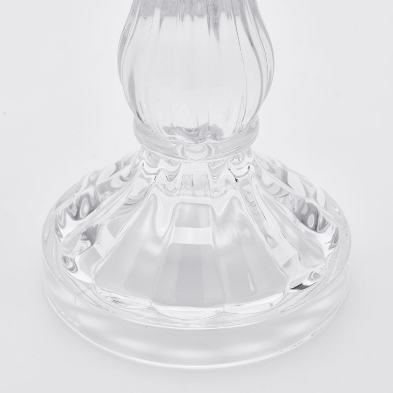 EDG Enzo De Gasperi Kerzenhalter Crystal Sinuoso H 22 Cm D 10 Cm Natural Transparent
