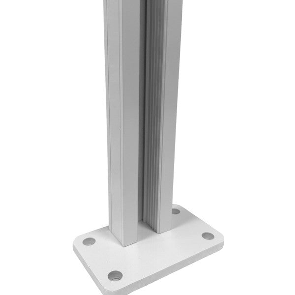 L'Arcolaio Einzelpfosten Einfriedung Ami H.146cm Weiß