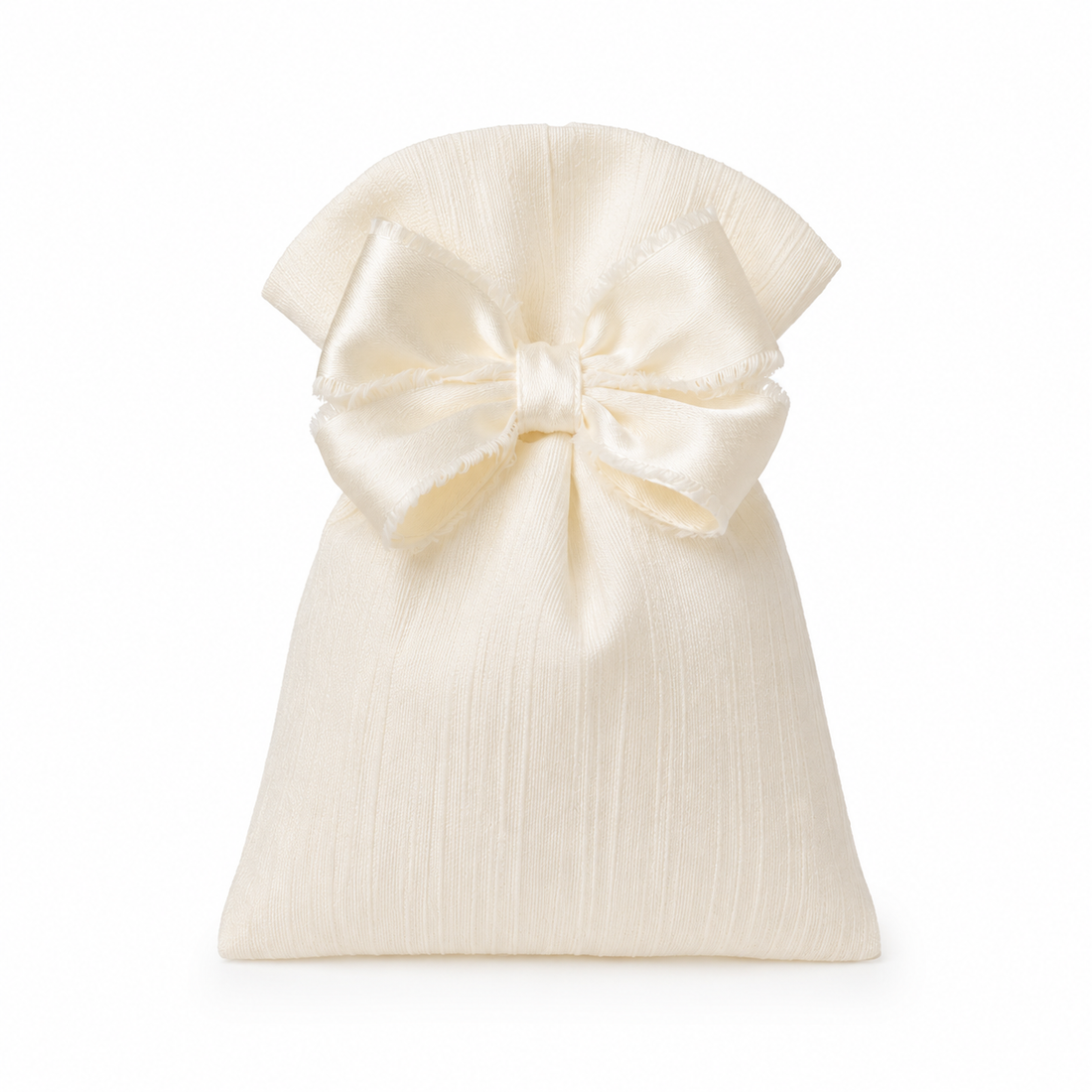Schöpfungen für Enzo Sacchetto Bomboniera Konfettitüte Kannen Creme 12x9 cm 10er-Pack
