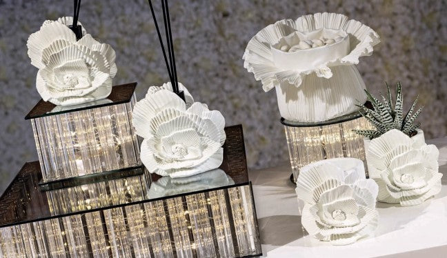 Cupido&Co. Glasständer mit LED 250 x 250 mm H 100 mm