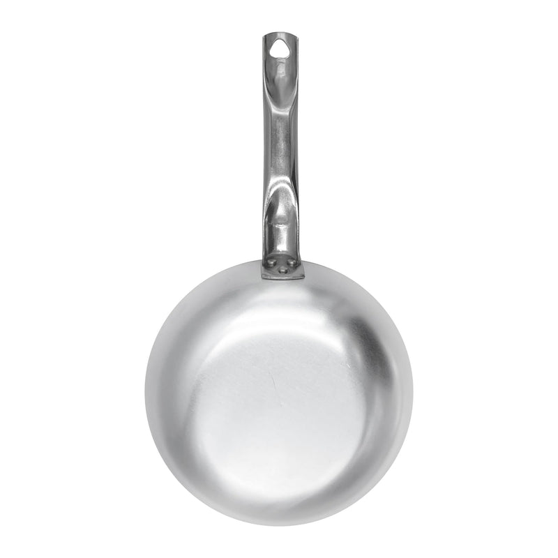 AGNELLI Pfanne mit gewölbtem Rand hoch Aluminium mit 1 Edelstahlgriff Ø 40 cm