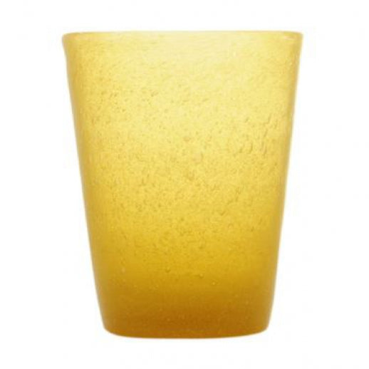 Zani Serafino Tumbler-Glas Corn aus Glaspaste – Premium Glasware