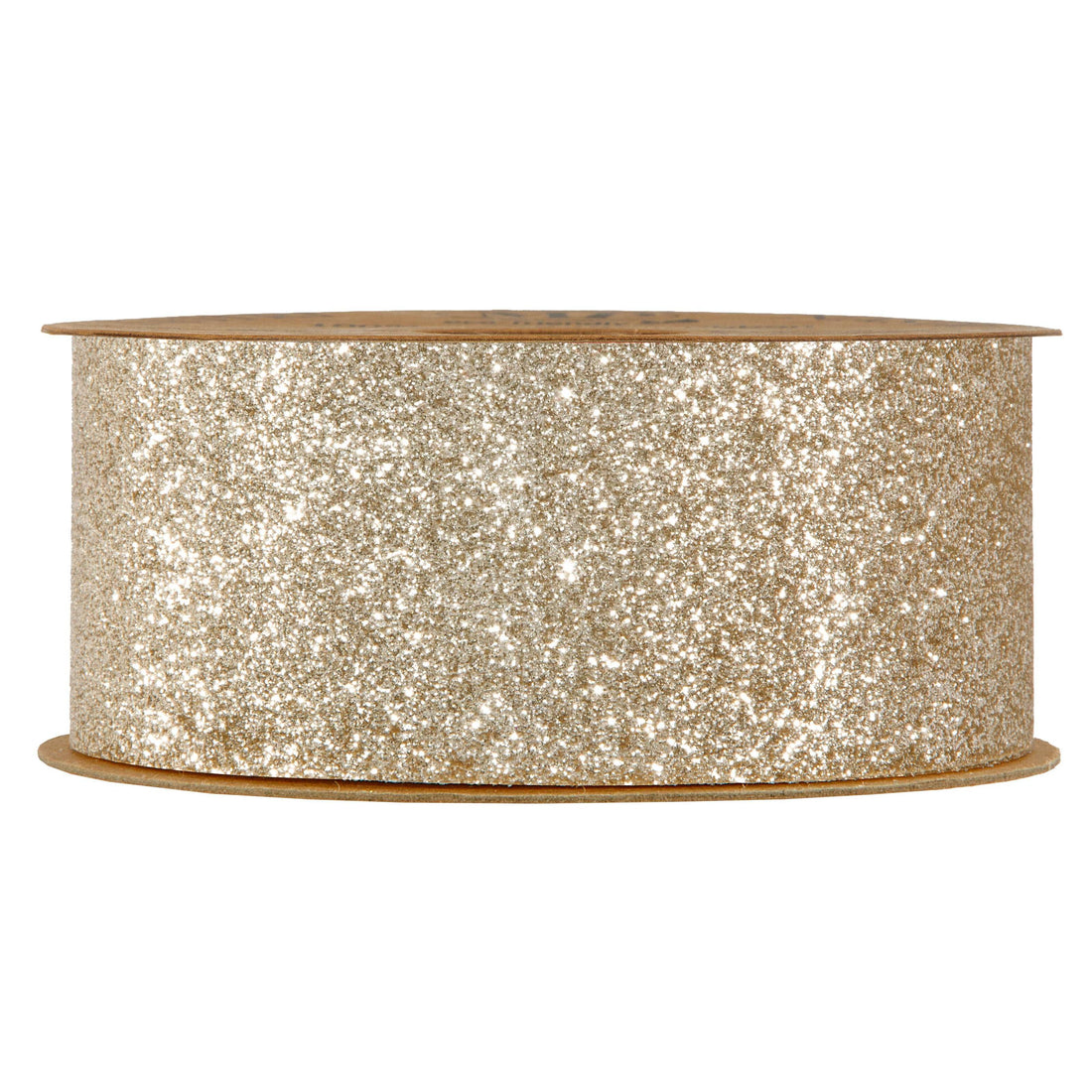 Piovaccari Band Desirée Champagne 40 mm x 10 m – Dekoratives Weihnachtsband für Weihnachtsbaum, Schleifen und Geschenkverpackungen