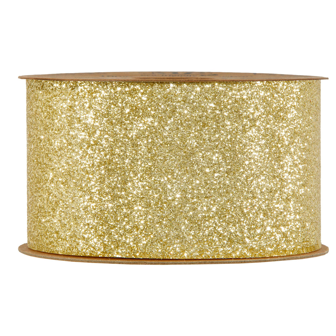 Piovaccari Band Desirée Gold Gold 63 mm x 10 m – Weihnachtliches Dekoband für Weihnachtsbaum, Schleifen und Geschenkverpackungen
