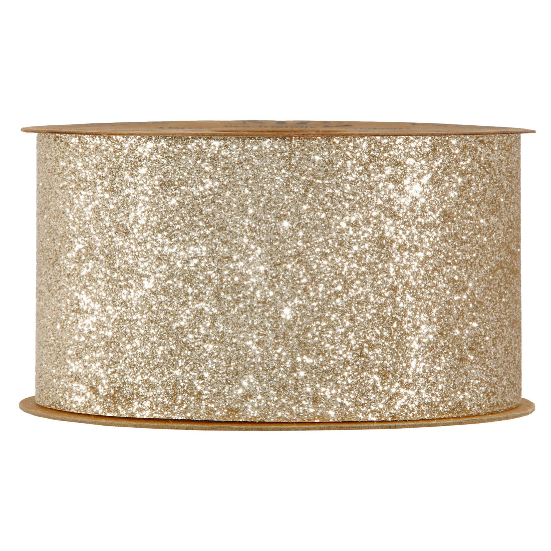 Piovaccari Band Desirée Champagne 63 mm x 10 m – Dekoband für Weihnachten, für Weihnachtsbaum, Schleifen und Geschenkverpackungen