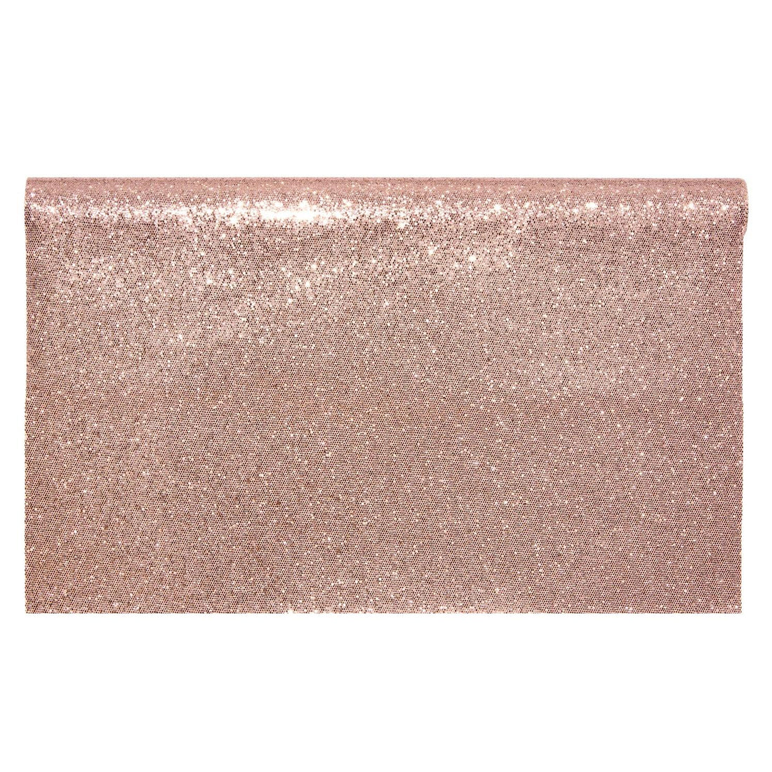 Piovaccari Aurora Sparkle Roll Dark Gold Dunkelgold 48x180 cm – Glänzender weihnachtlicher Deko-Läufer für Tisch, Tischdeko und Weihnachtsdekoration