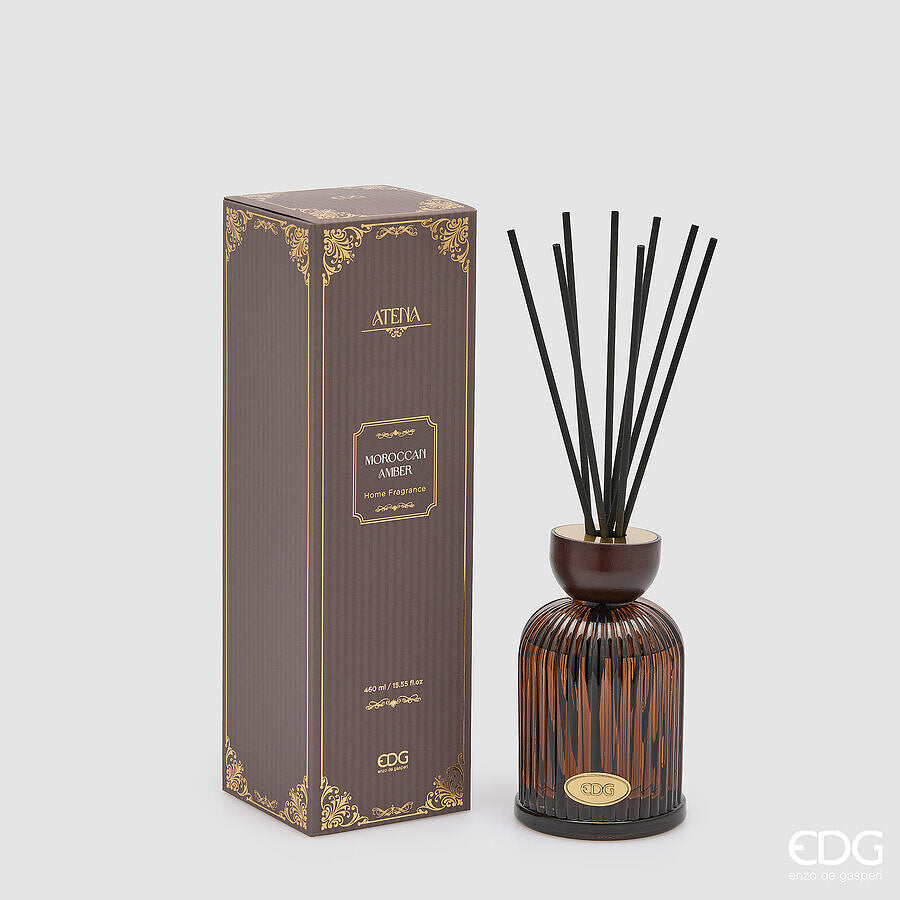 EDG Enzo De Gasperi Raumduft Flasche Atena Moroccan Amber 460 ml H16 Ø9 cm – Raumdüfte